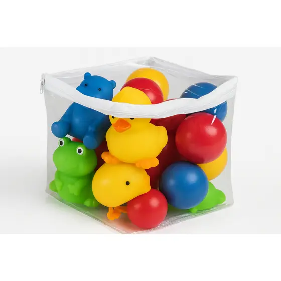 Saco Embalagem Organizador de Pvc com Zíper 20x20x20 Para Guarda-Roupa Roupas Toalhas e Lençol
