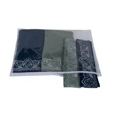 Saco Organizador Multiuso Para Lençol Casal e Queen 55x49 Pvc com Zíper Guarda-Roupa