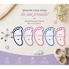 Kit 5 Tags de Identificações de Trocas para Saquinhos Organizadores de Mala de maternidade