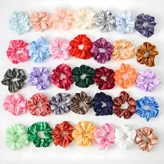 5 Xuxinhas fru fru scrunchie feitas em cetim anti frizz - Zero Frizz - Diversas cores de Xuxinhas