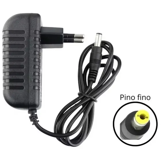 Fonte Carregador Para Caixa de Som 9v Amvox Bravox Lenoxx Trc Multilaser