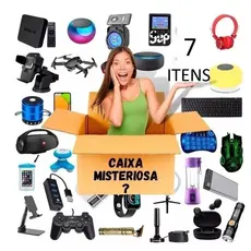 Super Caixa , itens aleatórios Surpreenda-se!  7 itens