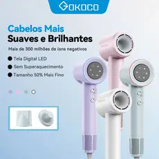 GOKOCO secador de cabelo de alta velocidade secador de cabelo de íon negativo secador de cabelo profissional