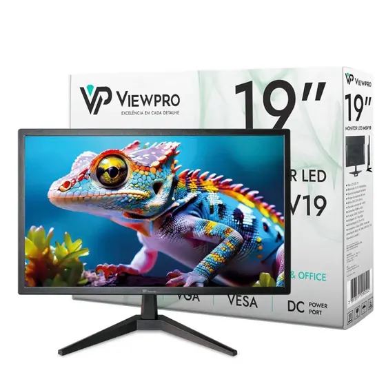 Monitor LED HDMI 19" Polegadas ViewPro MSV19