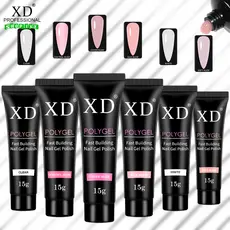 5, 4, 3, 2, e 1 Polygel XD ou Sioux LED UV Profissional 15g F1 Alongamento Poligel Unhas de Gel