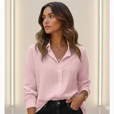 Camisa Vesco Linho Solta Feminina  LISA Oversized Moda Inverno Viscolinho Manga Comprida Blogueirinha Look Trab