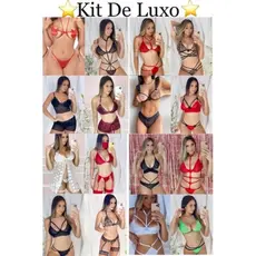 kits de ⭐️Luxo⭐️Lingeries & Conjuntos Sexy - Cores e Modelos Surtidos