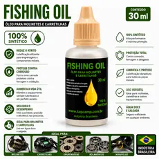Óleo Lubrificante Para Rolamento Carretilhas E Molinetes de pesca 30ml