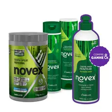 KIT NOVEX BROTO DE BAMBU + BRINDE