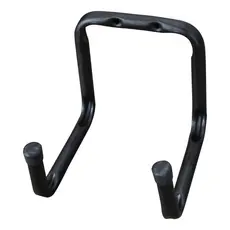 Suporte Gancho Aço Pendurar Bicicleta Mangueira Escada Preto