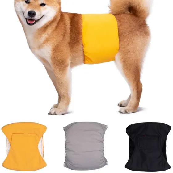 Roupa Íntima Masculina/Calça Fisiológica Impermeável Lavável Para Animais De Estimação/Cachorros/Filhotes