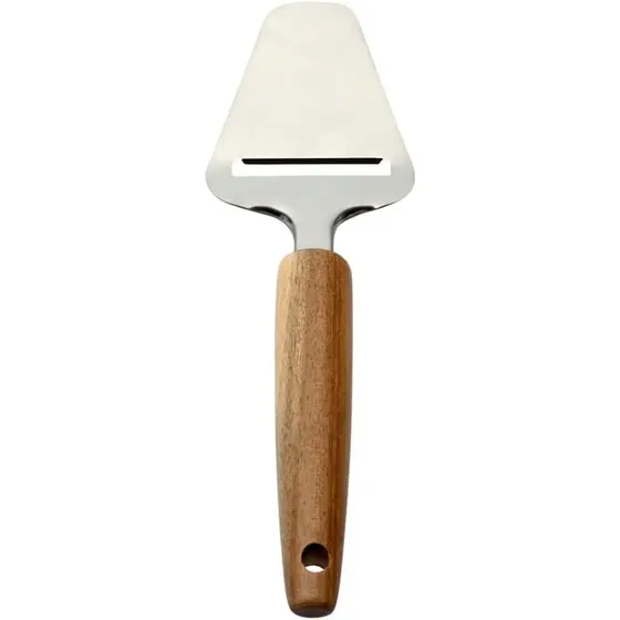 Cortador de Queijo Aço Inox Cabo Madeira Acácia Mimo Style 23cm Bambu para Cortes Precisos e Sofisticados em Queijos