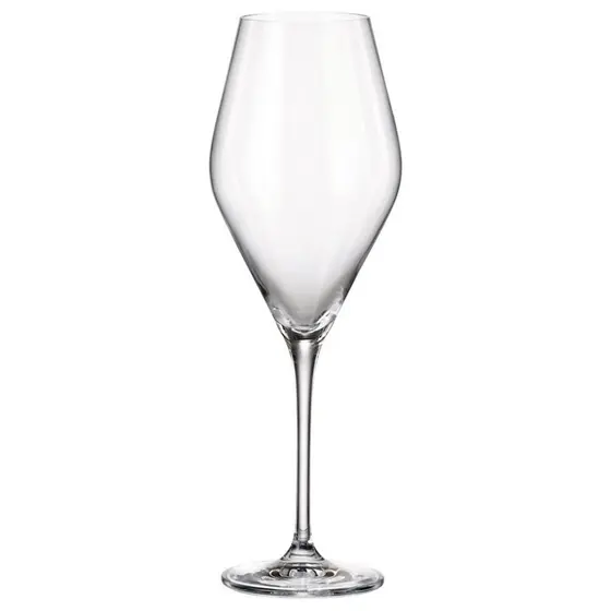 Jogo de 6 Taças para Água Loxia em Cristal Ecológico 510ml 27cm Bohemia Full Fit
