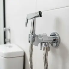 Ducha Higiênica Luxo Metal Cromado Acionamento 1/4 De Volta V124 Vimer