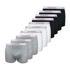 Kit 10 Cuecas Boxer Infantil Box Algodão Cotton New Basic Conforto Promoção