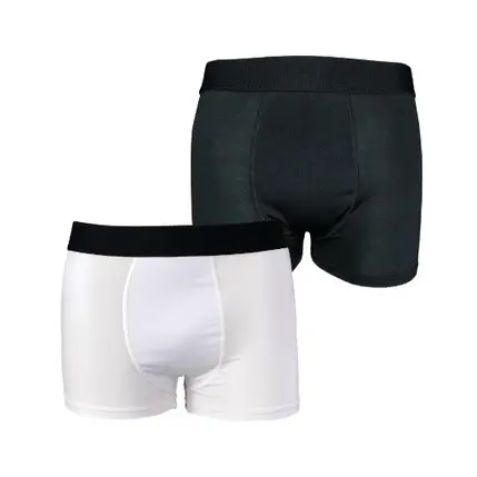 Kit 2 Cuecas Boxer Box New Basics Microfibra Lisa Básica Casual