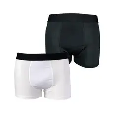 Kit 2 Cuecas Boxer Box New Basics Microfibra Lisa Básica Casual