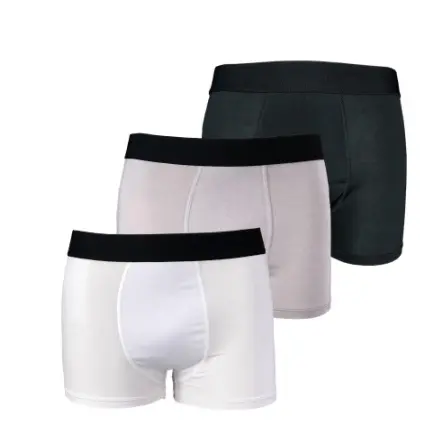 Kit 3 Cuecas Boxer Box New Basics Microfibra Lisa Básica Casual