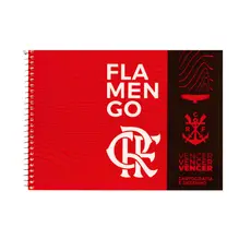 Caderno De Desenho Universitário Flamengo 80 Folhas- Capa:Flamengo