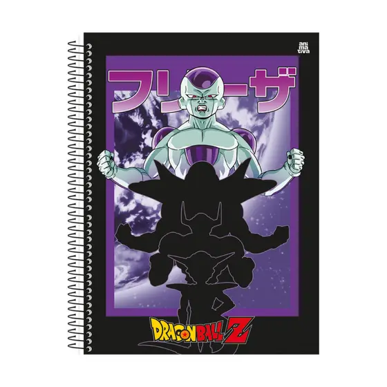 Caderno 10 Matérias Universitário Dragon Ball 160 Folhas Freeza - Animativa