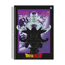 Caderno 10 Matérias Universitário Dragon Ball 160 Folhas Freeza - Animativa