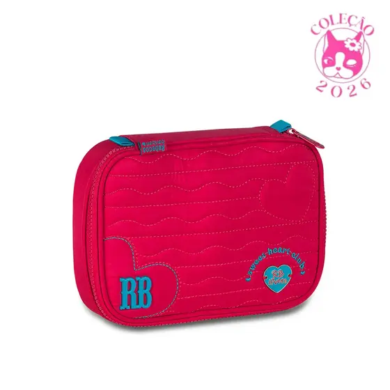 Estojo Box 36 Pens Rebecca Bonbon Heart Beats Cor:Rosa