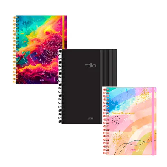 Caderno Inteligente Neo 80 Folhas - JANDAIA