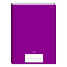 Caderno Brochura 96 Fls Pautado Capa Dura - Stiff COR:ROXO