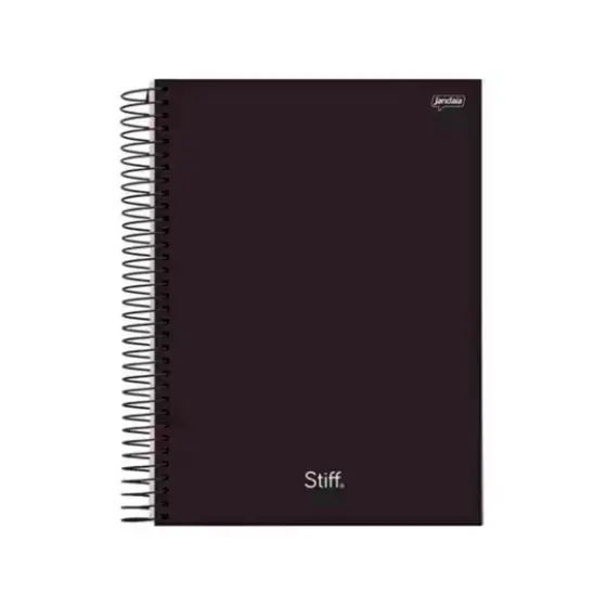 Caderno 20 Matérias Universitário Stiff - Jandaia CAPA:PRETO