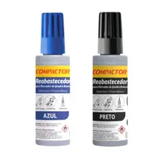 Kit 2 Reabastecedores Para Marcador de Quadro Branco - COMPACTOR