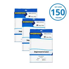 Kit Papel Vegetal Especial 90g/m² A4 - MASTERPRINT