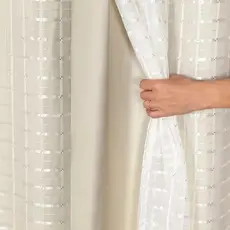 Cortina Blackout Pvc Tecido Voil 2,80 X 1,80 Sala Quarto Cor Cinza Bege Branco Bloqueia Luz
