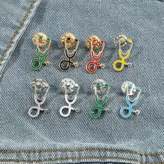 Estetoscópio Broche Crachá Mochila Acessórios Decorativos