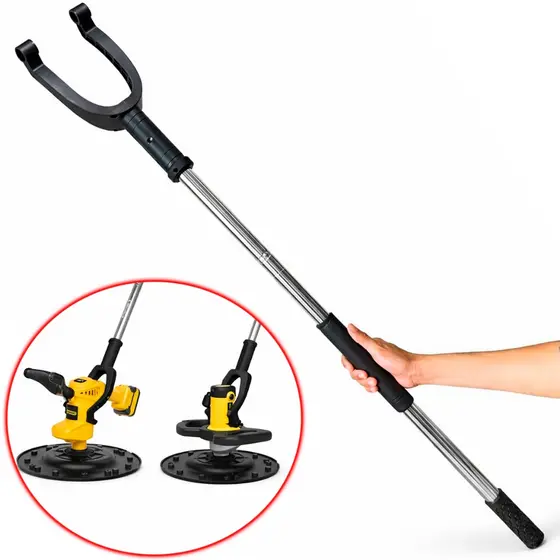 Extensor Haste Extensivel 1.3m Para Desempenadeira Elétrica Reboco Para Pedreiro