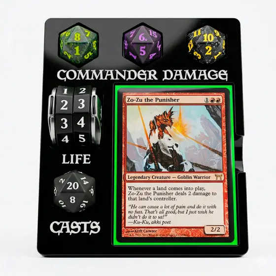 Commander Zone Magic The Gathering organizador mesa carta jogo Mtg