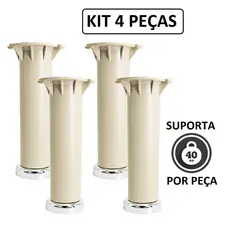 Kit 4 Pé Armário Itatiaia Original Com Regulagem  Cozinha Móveis Lavanderia