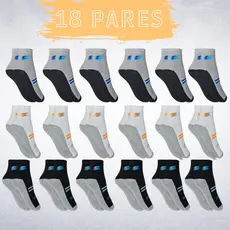 Meia Masculina Kit 18 Pares Ock Prime Cano Médio Algodão Atacado