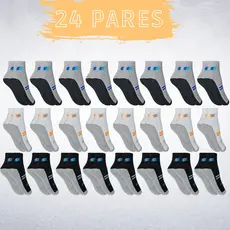 Meia Masculina Kit 24 Pares Ock Prime Cano Médio Algodão Super Revenda