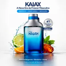 Perfume Natura Kaiak Tradicional Masculino 100ml Fragrância Refrescante Masculina