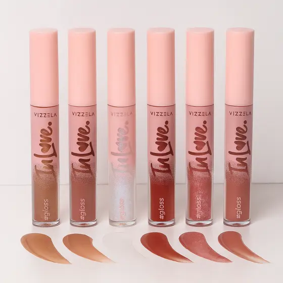 Gloss In Love Vizzela Vegano - Gloss Labial com Textura Firme