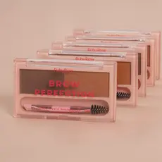 Paleta Duo de Sombras para Sobrancelhas Brow Perfection Ruby Rose Linha Rosa