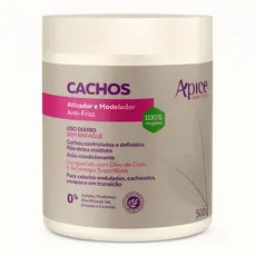 Apse Ativador e Modelador Condicionante para CACHOS Anti-frizz 500g - Apice Vegano