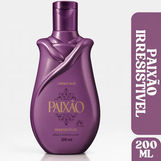 Loção Deo Hidratante PAIXÃO Irresistível Flor de Lis 200ml