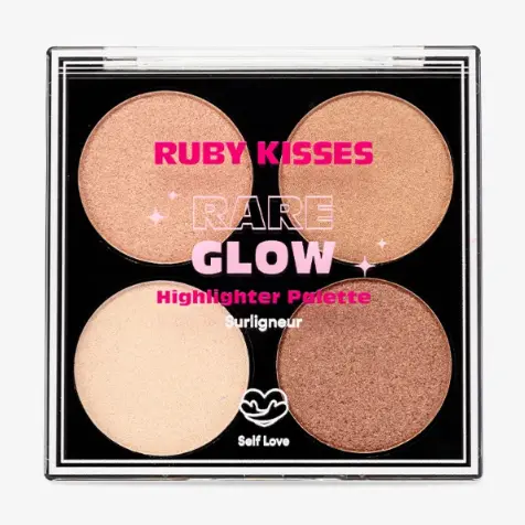 Paleta de Iluminador Rare Glow - Ruby Kisses