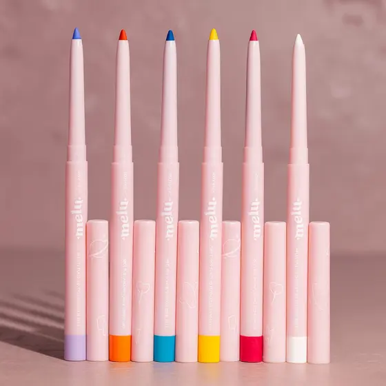 Lápis Retrátil Colorido Para Olhos Melu By Ruby Rose