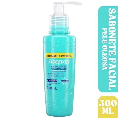 Sabonete Líquido Limpeza Profunda 300ml ASEPXIA