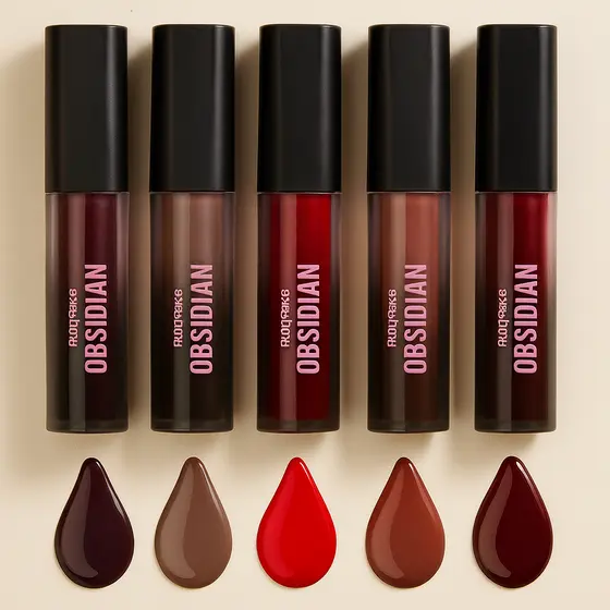 Batom Líquido Cremoso Crême Lip OBSIDIAN BY RUBY ROSE