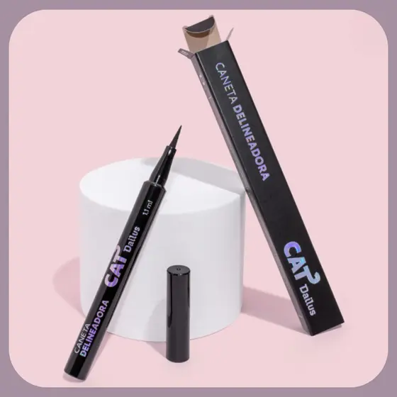 Caneta Cat Delineadora DAILUS Ultra Preto 1,1ml