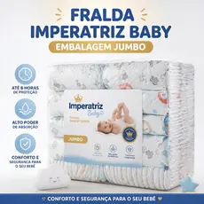 Fraldas Imperatriz Baby P/M/G/XG/XXG Pacotão