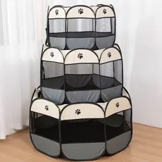 Casinha de cachorro grande portátil dobrável para cachorros e gatos resistente
